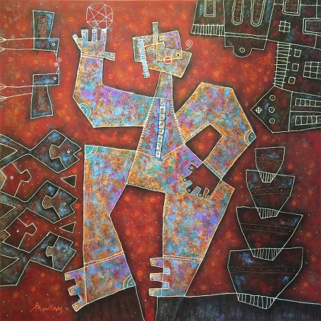 El Mercader del Pueblo by artist Alain Bailleres
